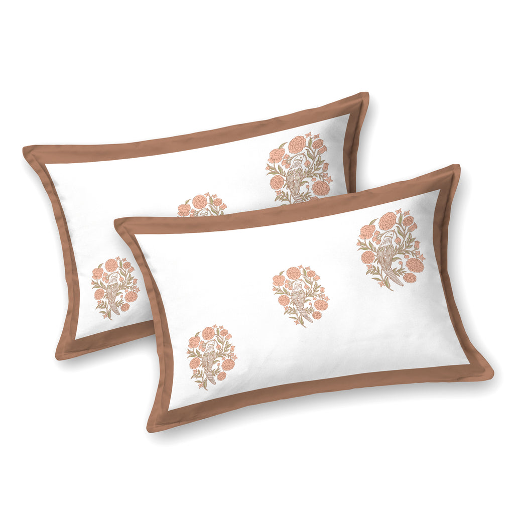 100% Cotton Traditional Floral Printed Bedsheet Multicolor ( Size 100 X 108 )