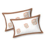 100% Cotton Traditional Floral Printed Bedsheet Multicolor ( Size 100 X 108 )