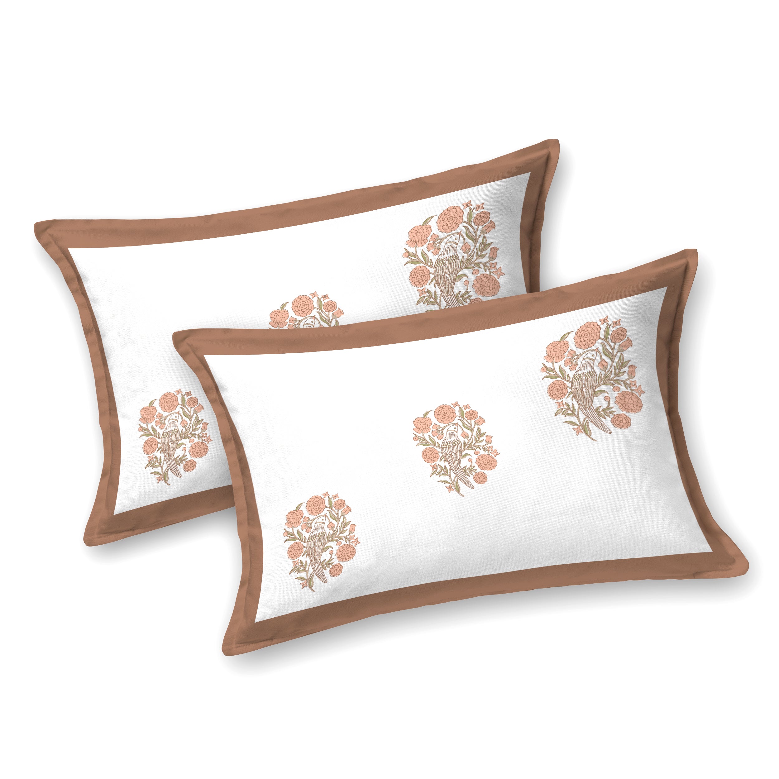 100% Cotton Traditional Floral Printed Bedsheet Multicolor ( Size 100 X 108 )