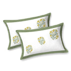 100% Cotton Traditional Floral Printed Bedsheet Multicolor ( Size 100 X 108 )