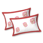 100% Cotton Traditional Floral Printed Bedsheet Multicolor ( Size 100 X 108 )