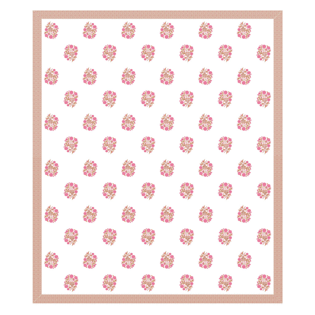 100% Cotton Traditional Floral Printed Bedsheet Multicolor ( Size 100 X 108 )