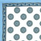 100% Cotton Traditional Floral Printed Bedsheet Multicolor ( Size 100 X 108 )