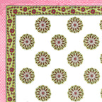 100% Cotton Traditional Floral Printed Bedsheet Multicolor ( Size 100 X 108 )