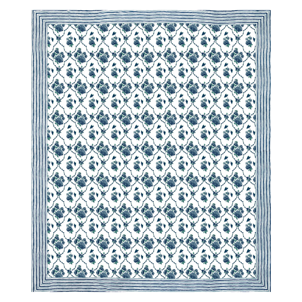 100% Cotton Traditional Floral Printed Bedsheet Multicolor ( Size 100 X 108 )