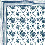 100% Cotton Traditional Floral Printed Bedsheet Multicolor ( Size 100 X 108 )