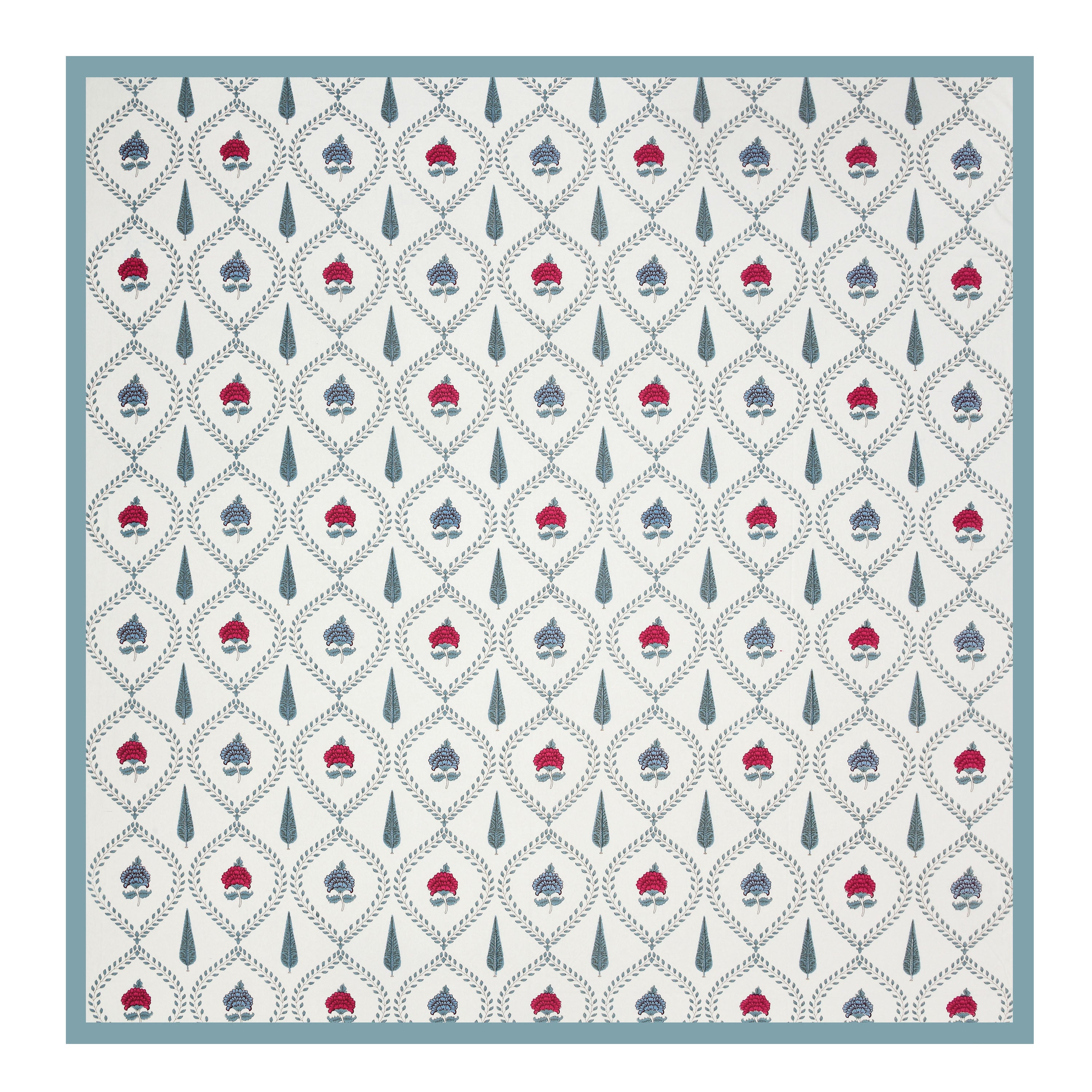 100% Cotton Traditional Floral Printed Bedsheet Multicolor ( Size 100 X 108 )