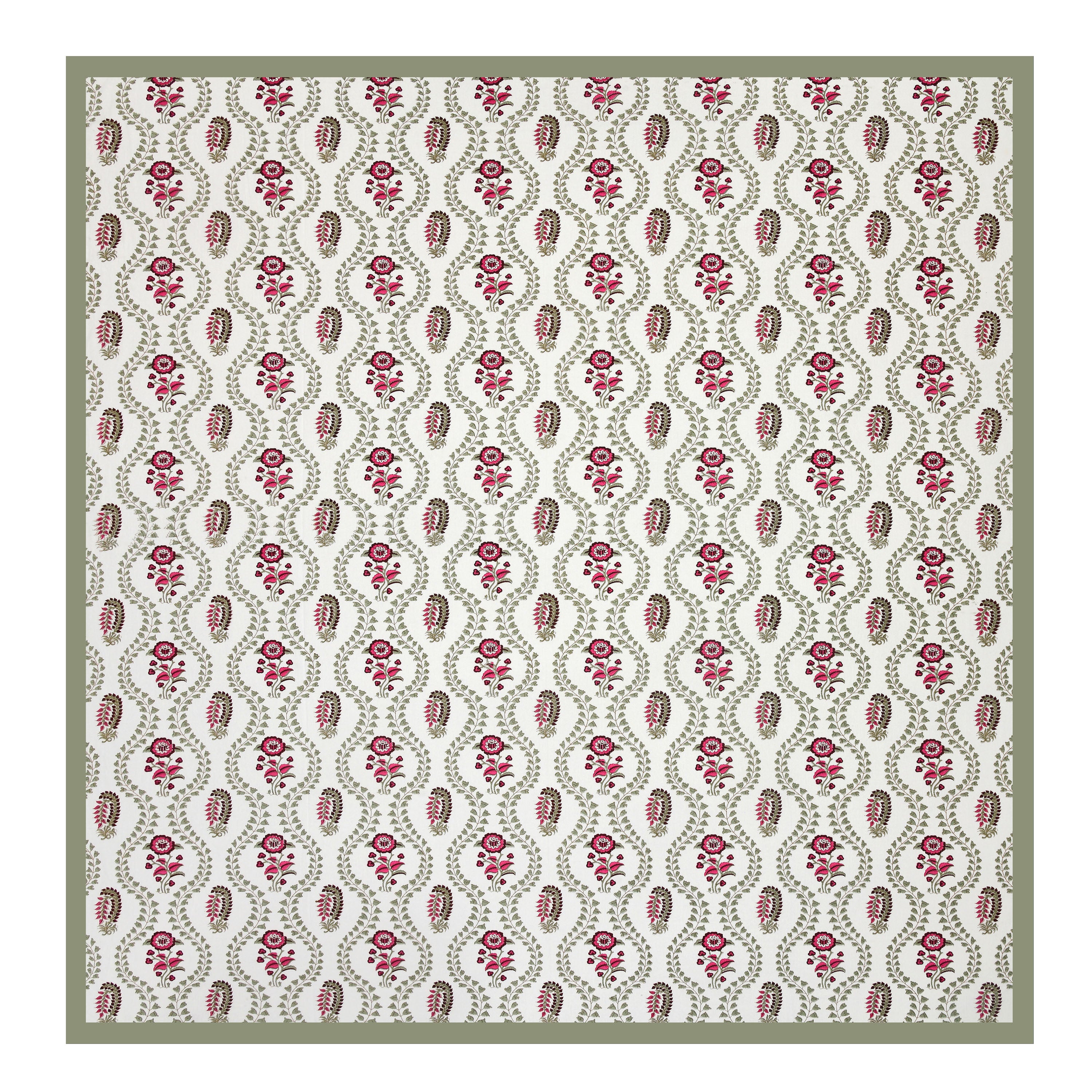 100% Cotton Traditional Floral Printed Bedsheet Multicolor ( Size 100 X 108 )