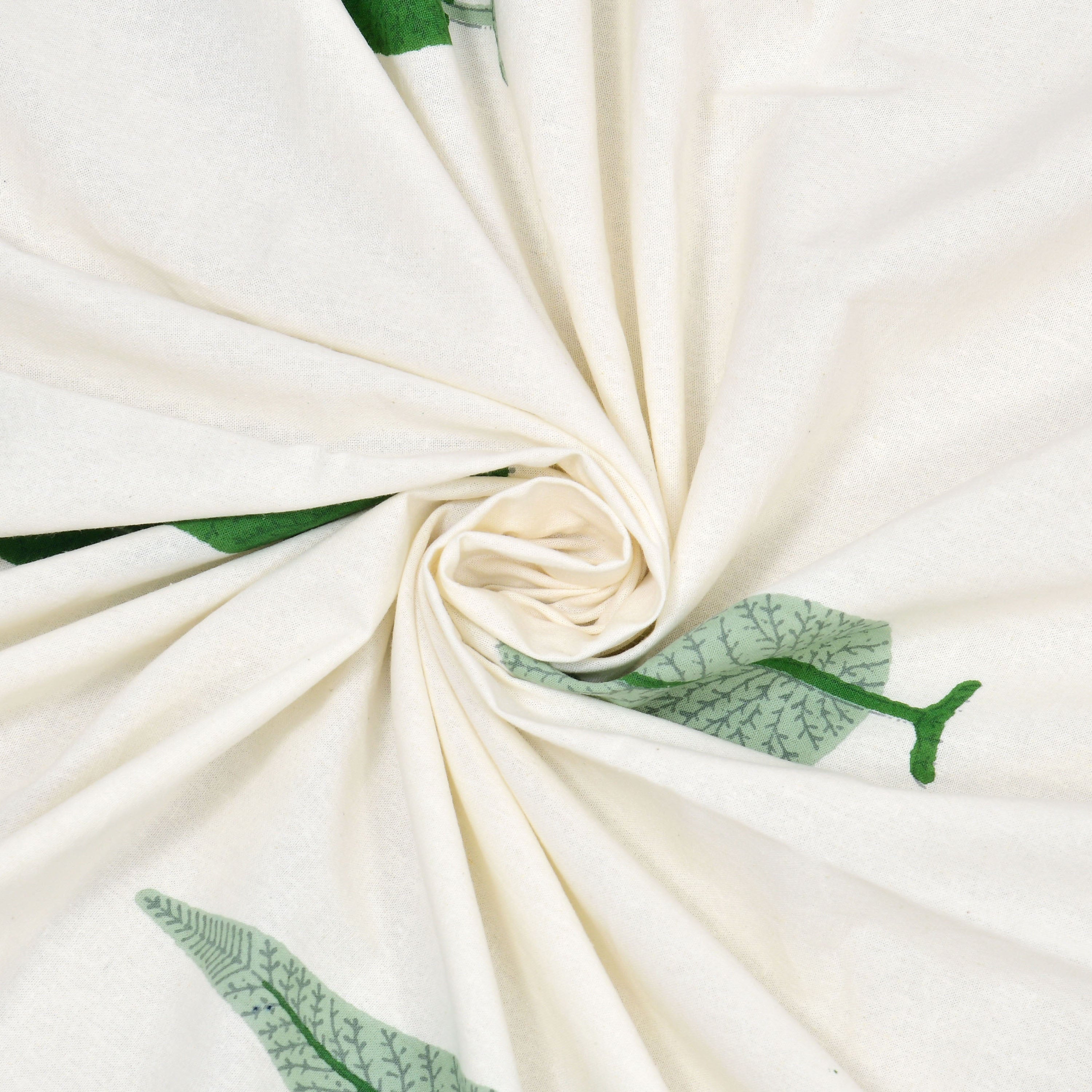 100% Cotton Traditional Floral Printed Bedsheet Multicolor ( Size 100 X 108 )