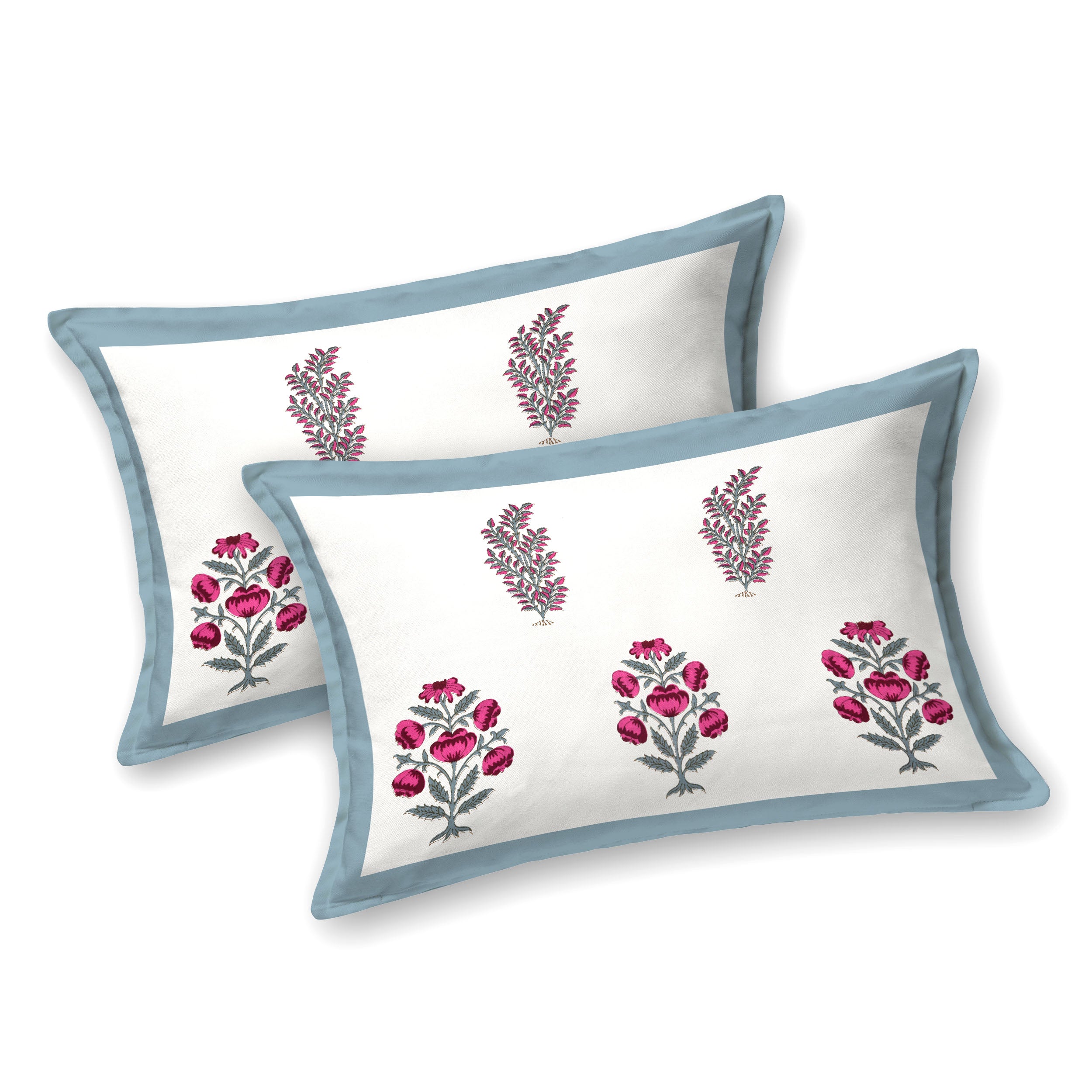 100% Cotton Traditional Floral Printed Bedsheet Multicolor ( Size 100 X 108 )