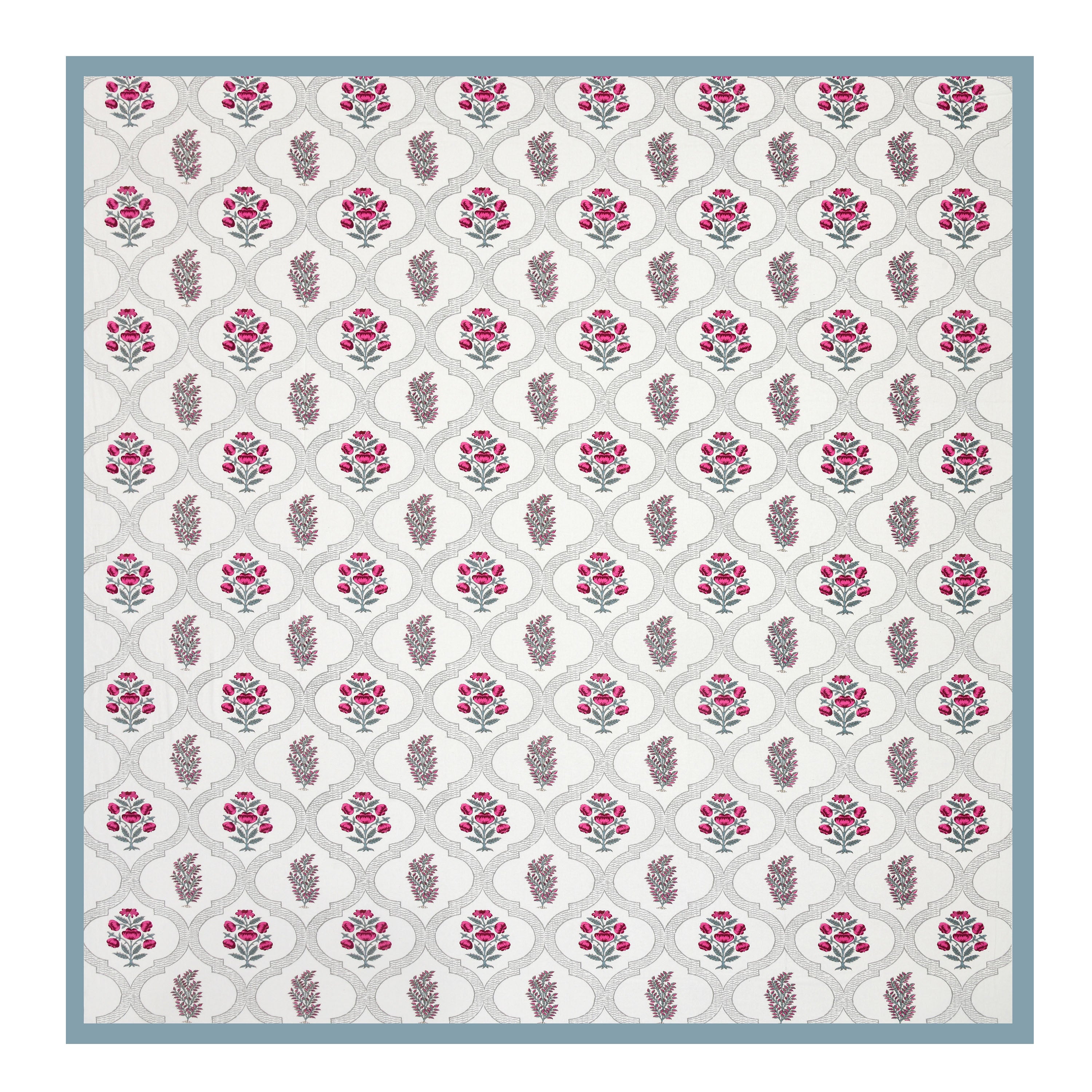 100% Cotton Traditional Floral Printed Bedsheet Multicolor ( Size 100 X 108 )