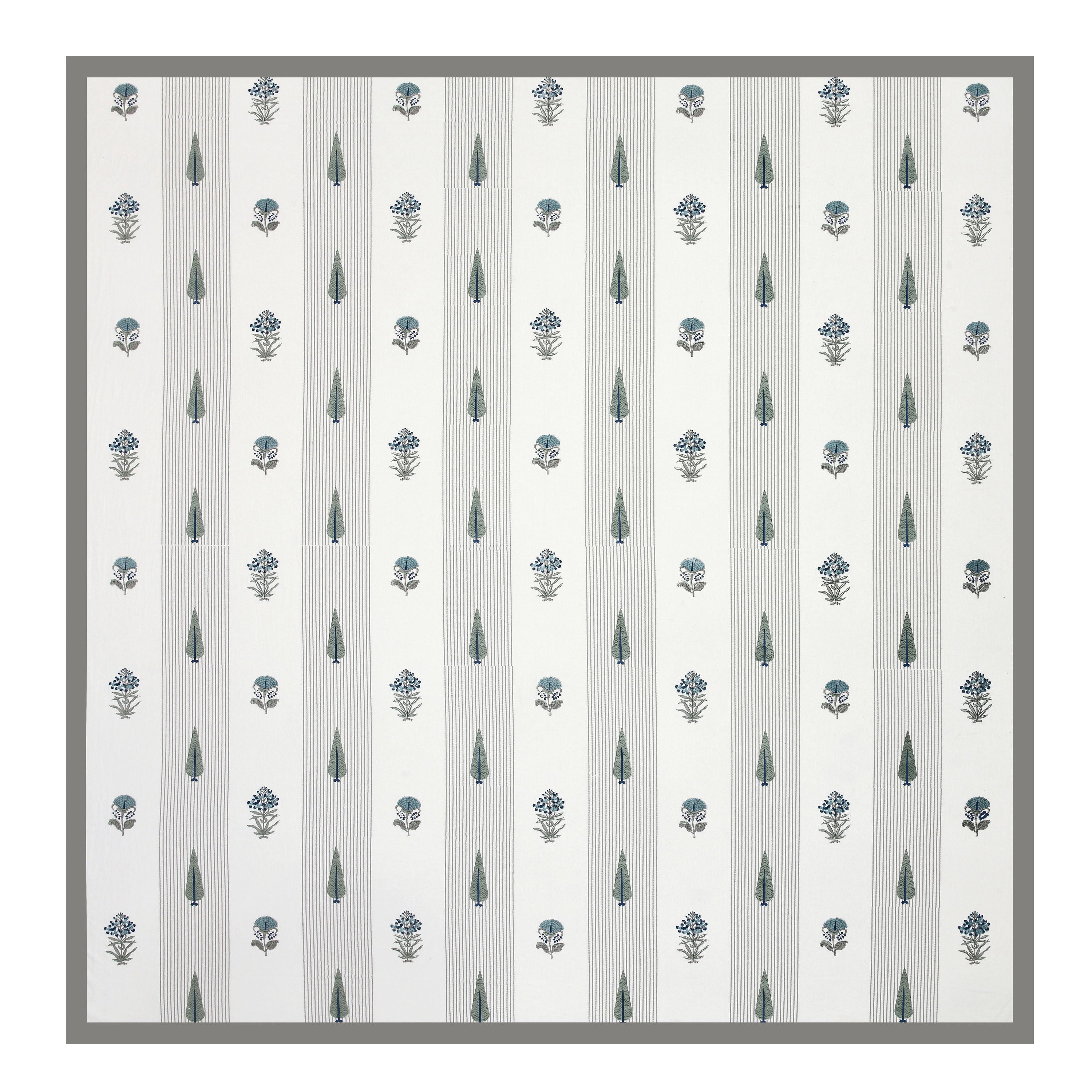 100% Cotton Traditional Floral Printed Bedsheet Multicolor ( Size 100 X 108 )