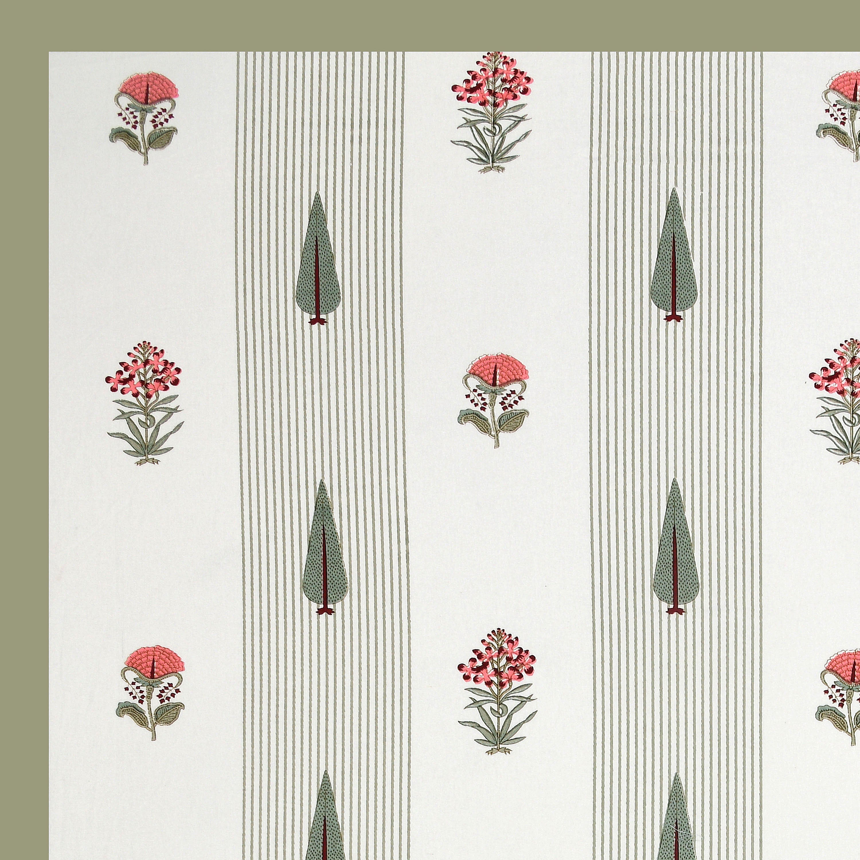 100% Cotton Traditional Floral Printed Bedsheet Multicolor ( Size 100 X 108 )