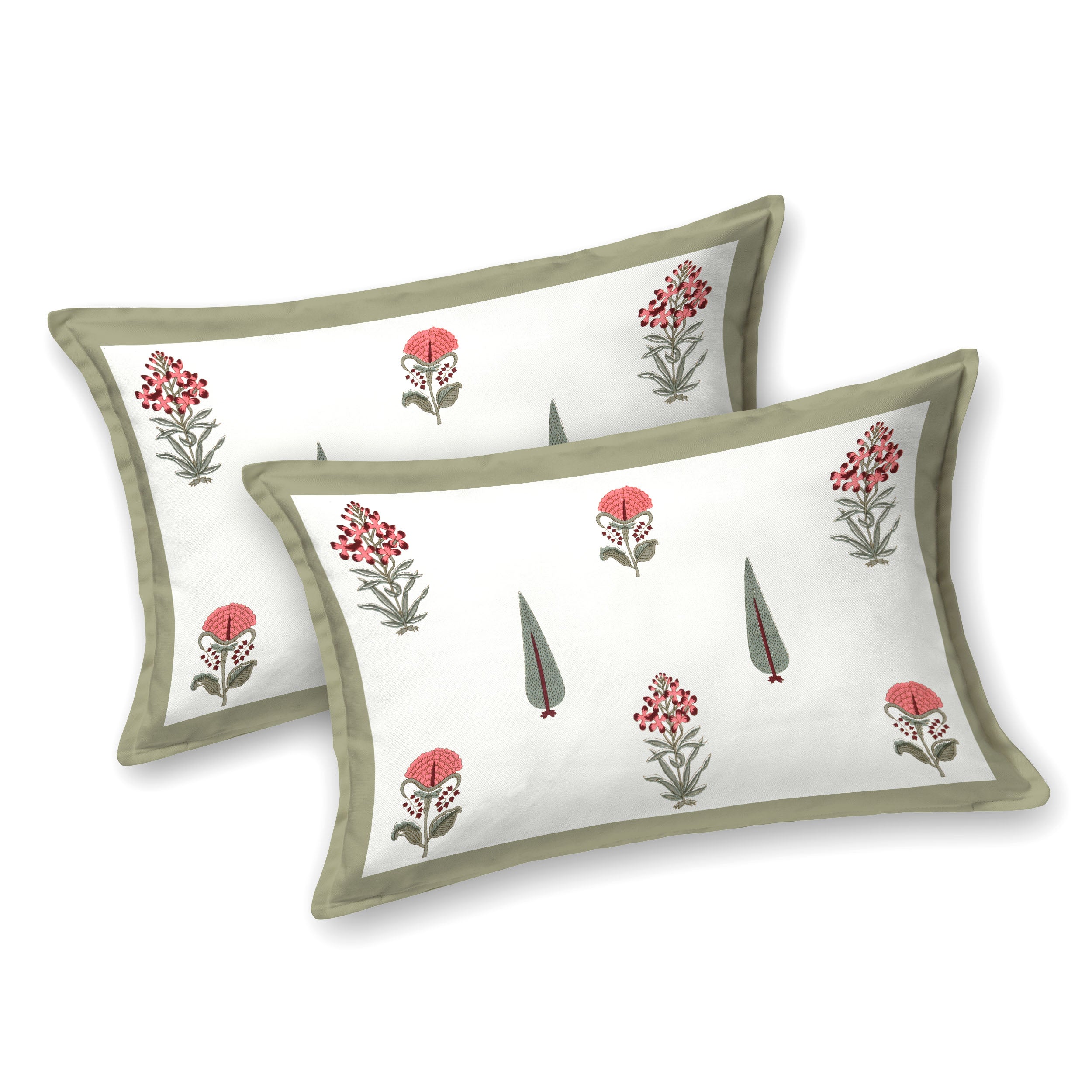 100% Cotton Traditional Floral Printed Bedsheet Multicolor ( Size 100 X 108 )