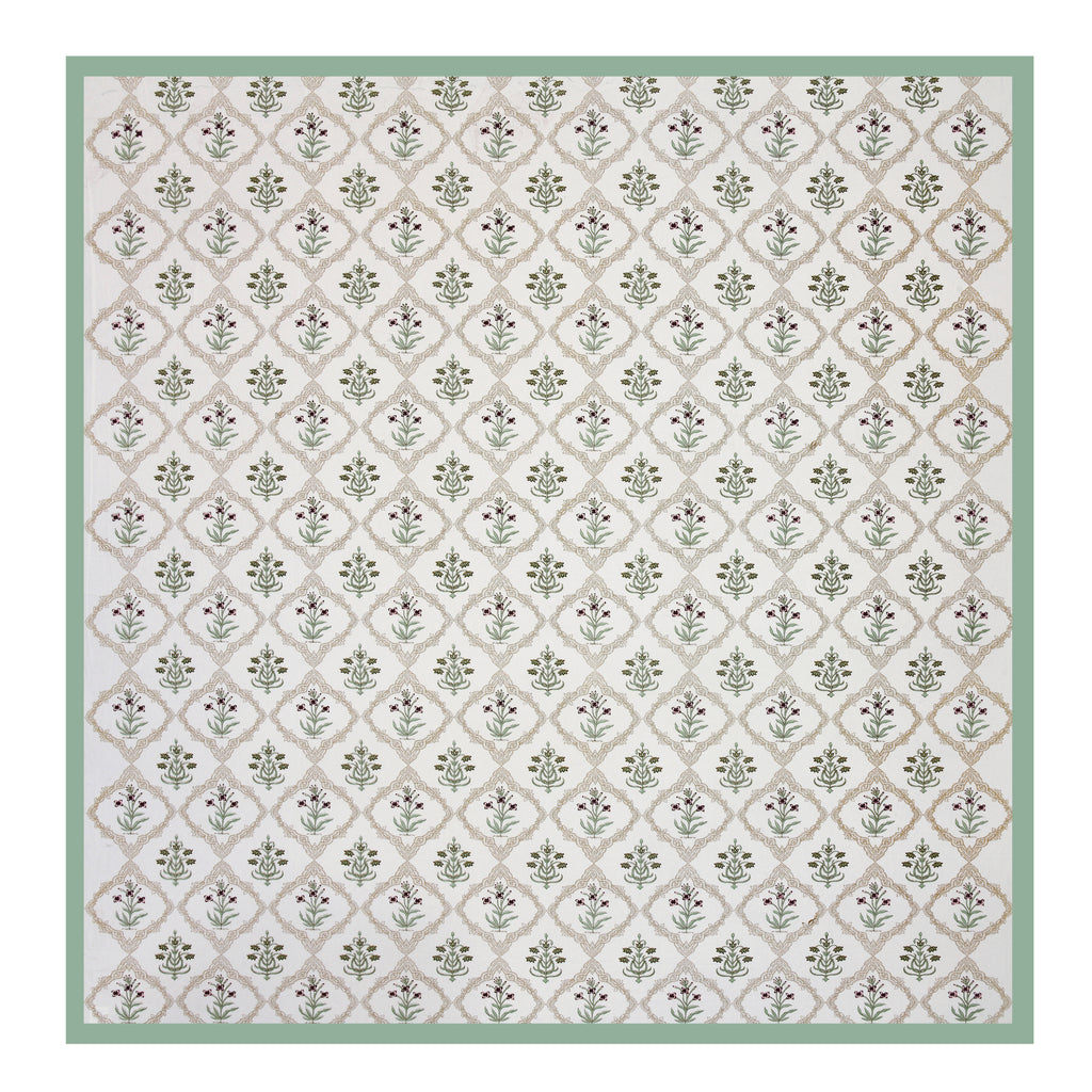 100% Cotton Traditional Floral Printed Bedsheet Multicolor ( Size 100 X 108 )