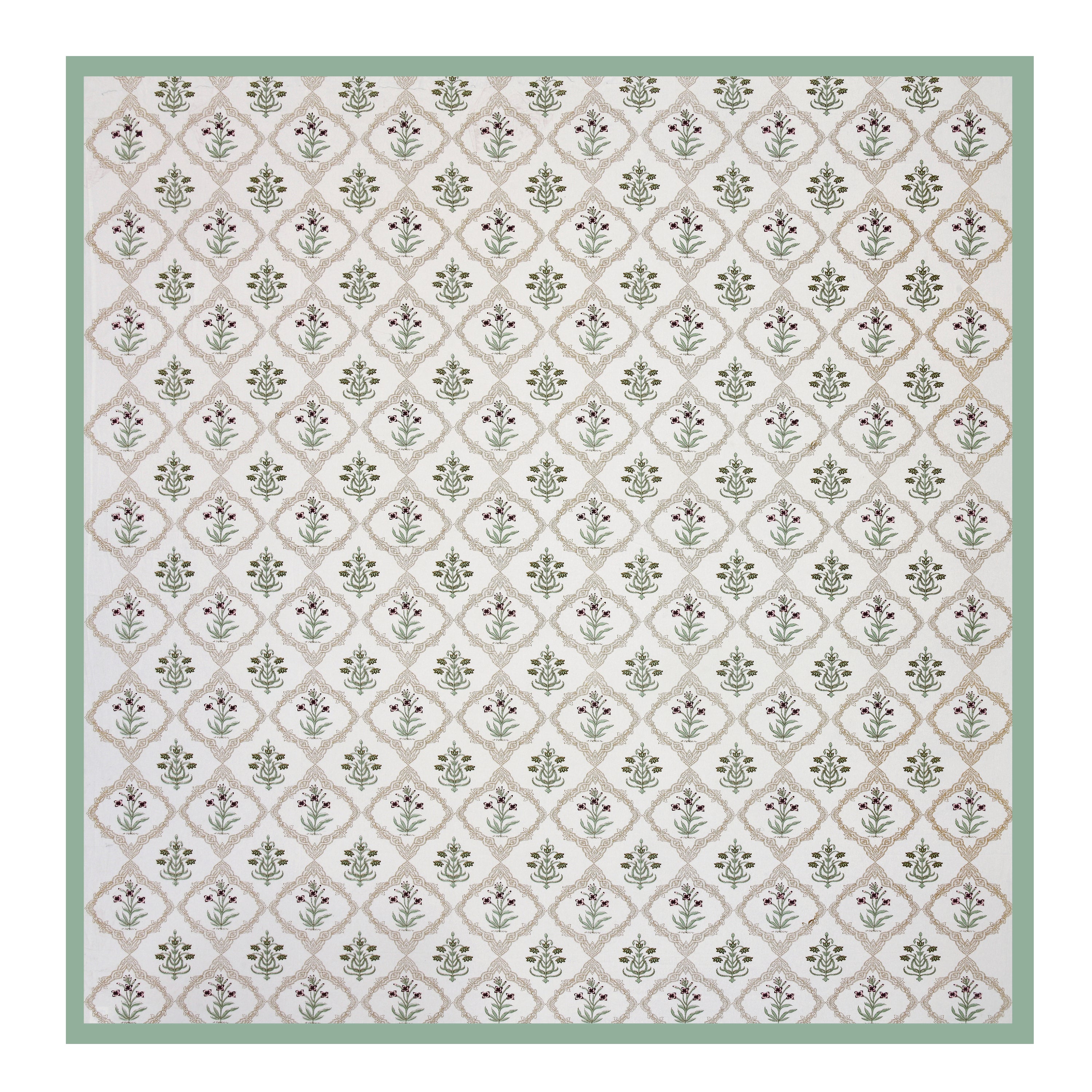 100% Cotton Traditional Floral Printed Bedsheet Multicolor ( Size 100 X 108 )