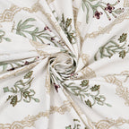 100% Cotton Traditional Floral Printed Bedsheet Multicolor ( Size 100 X 108 )