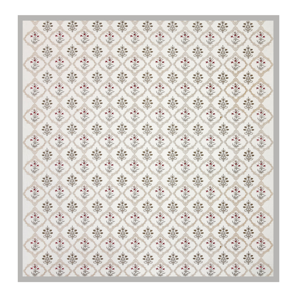 100% Cotton Traditional Floral Printed Bedsheet Multicolor ( Size 100 X 108 )