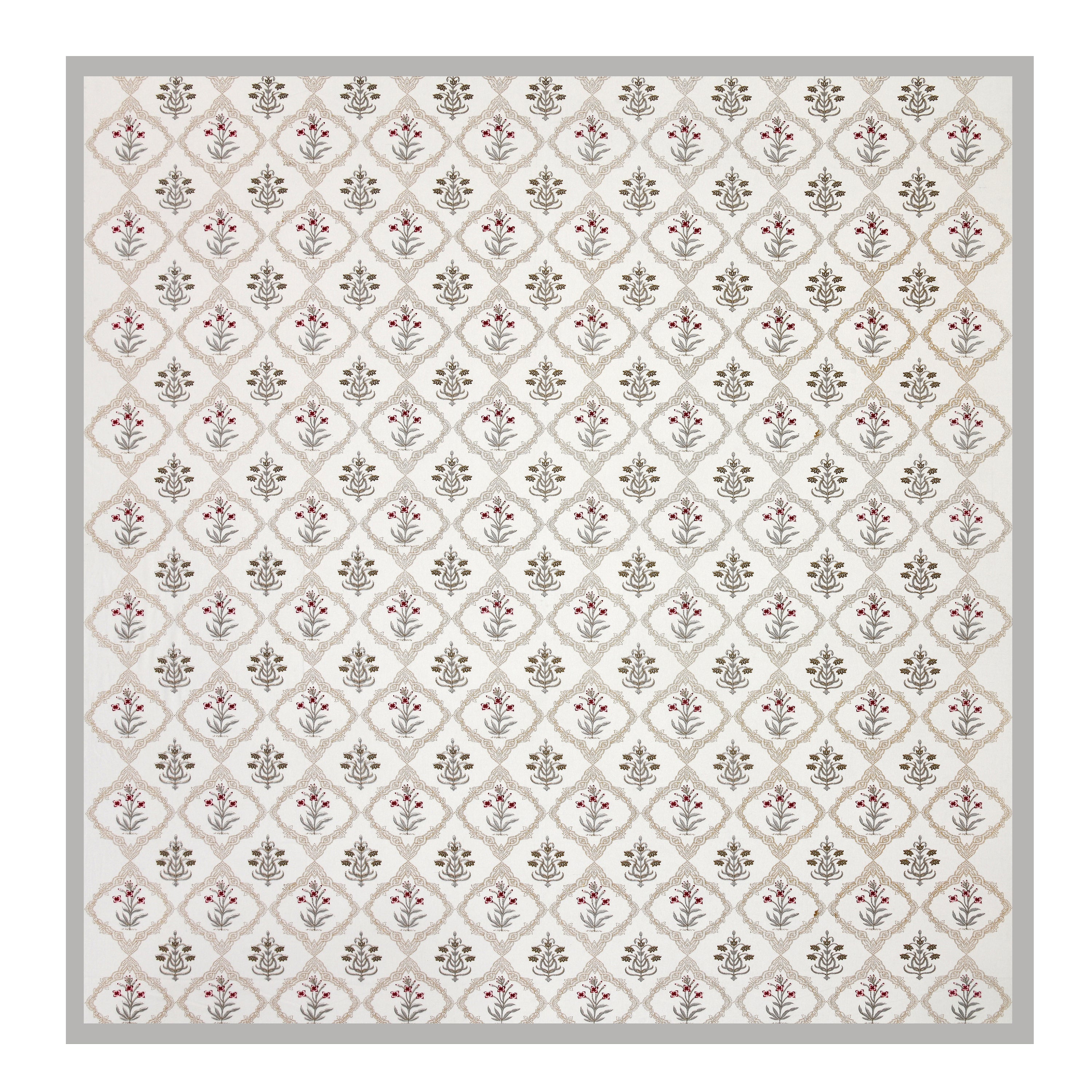 100% Cotton Traditional Floral Printed Bedsheet Multicolor ( Size 100 X 108 )