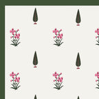 100% Cotton Traditional Floral Printed Bedsheet Multicolor ( Size 100 X 108 )