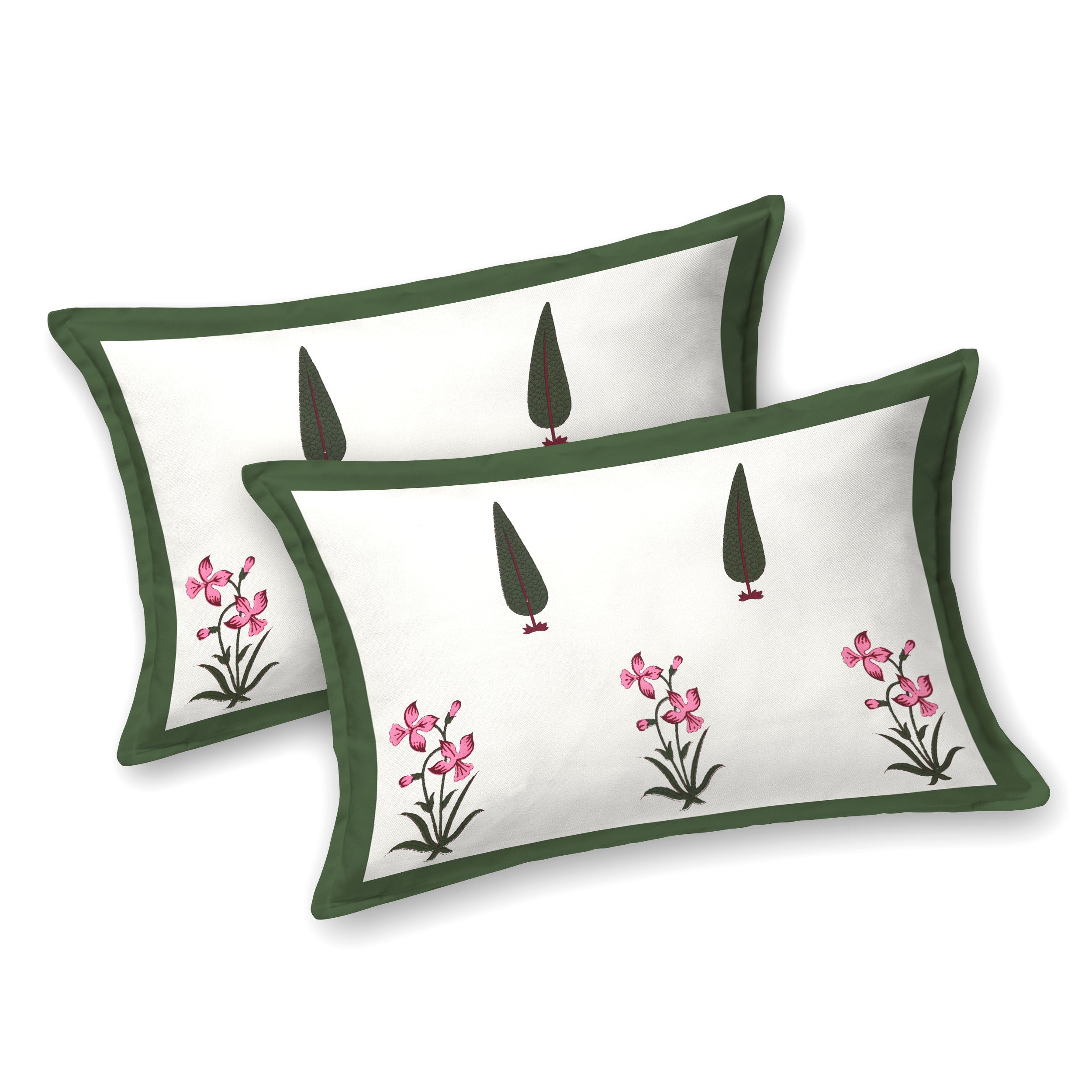 100% Cotton Traditional Floral Printed Bedsheet Multicolor ( Size 100 X 108 )