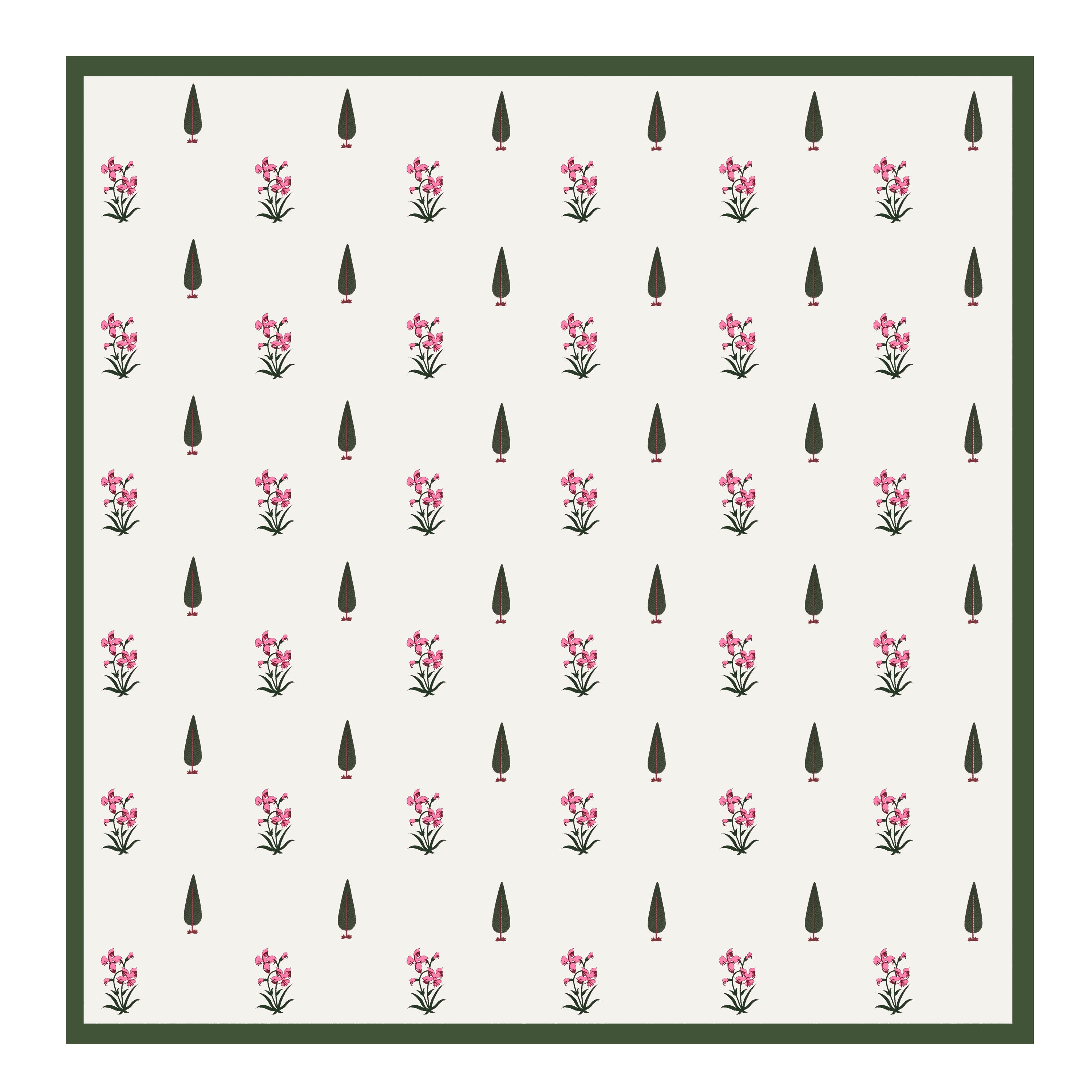 100% Cotton Traditional Floral Printed Bedsheet Multicolor ( Size 100 X 108 )