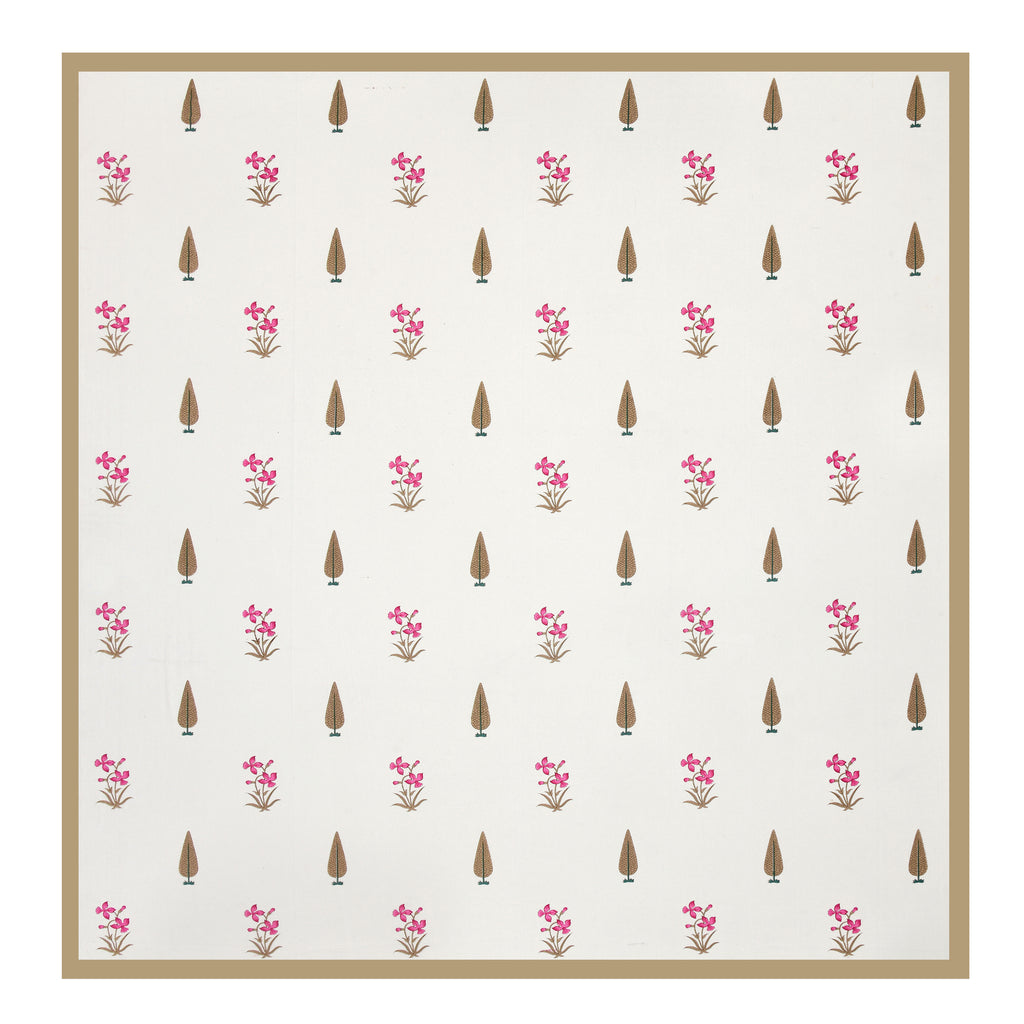 100% Cotton Traditional Floral Printed Bedsheet Multicolor ( Size 100 X 108 )