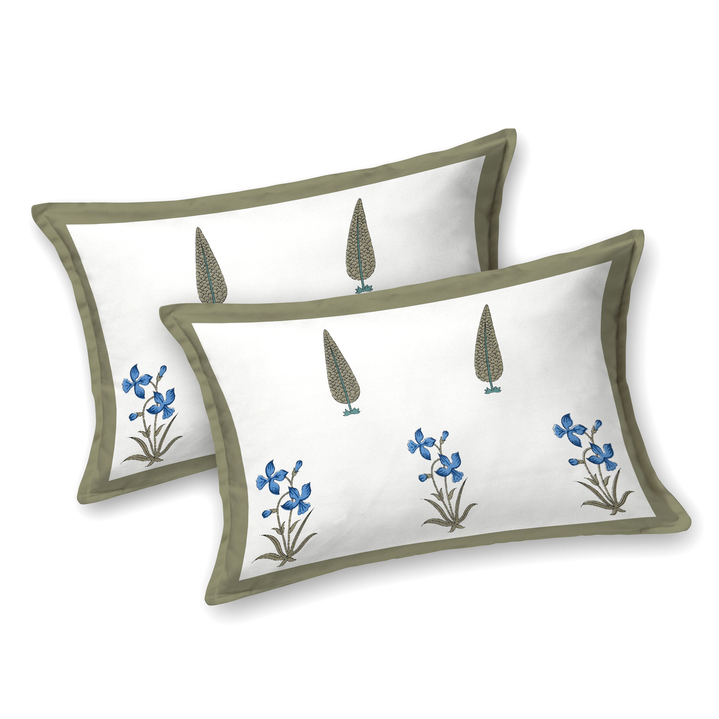 100% Cotton Traditional Floral Printed Bedsheet Multicolor ( Size 100 X 108 )