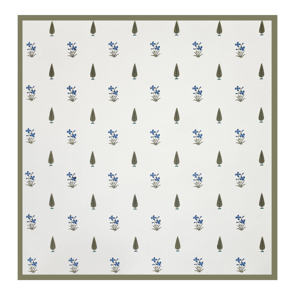 100% Cotton Traditional Floral Printed Bedsheet Multicolor ( Size 100 X 108 )