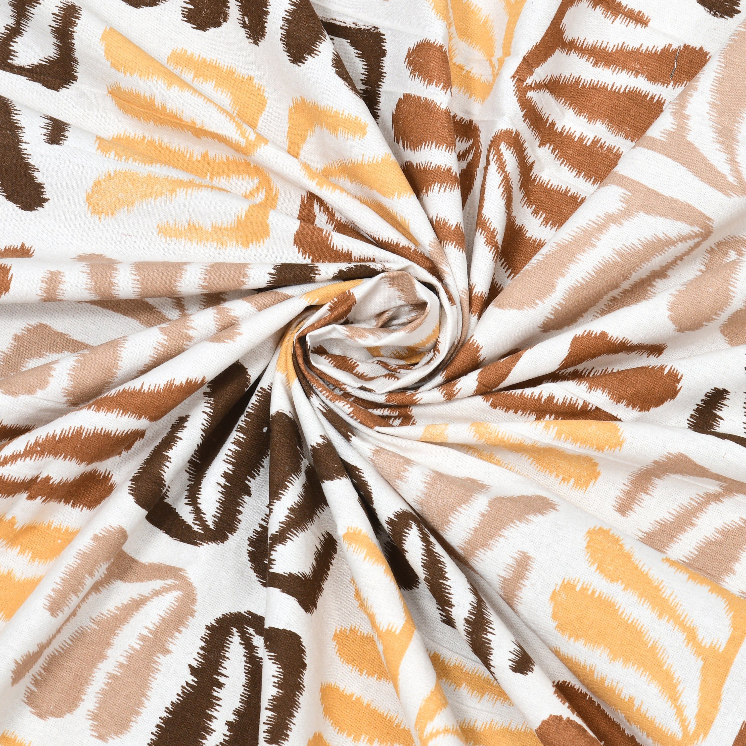 100% Cotton Traditional Floral Printed Bedsheet Multicolor ( Size 100 X 108 )