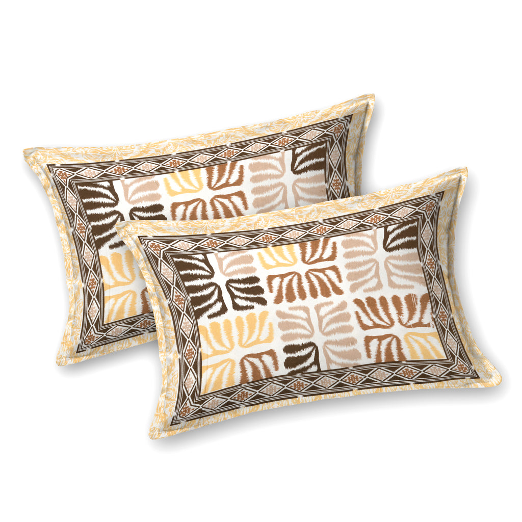 100% Cotton Traditional Floral Printed Bedsheet Multicolor ( Size 100 X 108 )