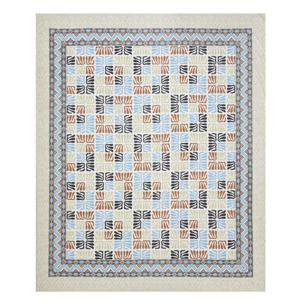 100% Cotton Traditional Floral Printed Bedsheet Multicolor ( Size 100 X 108 )