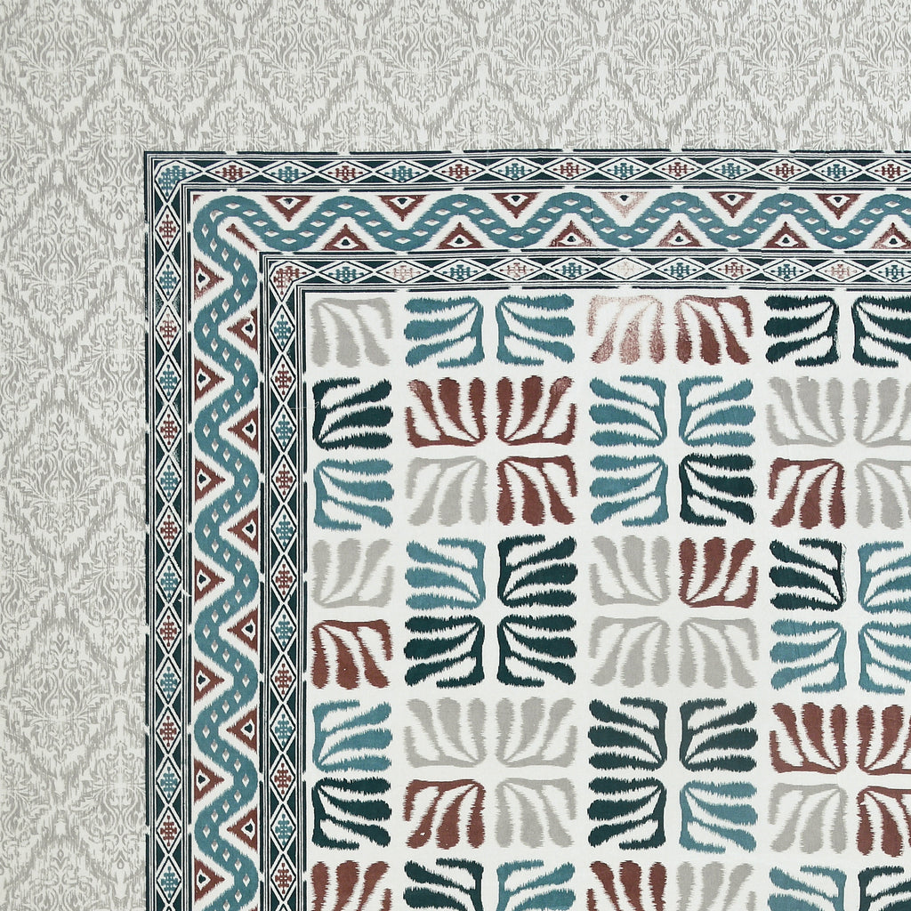 100% Cotton Traditional Floral Printed Bedsheet Multicolor ( Size 100 X 108 )