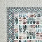 100% Cotton Traditional Floral Printed Bedsheet Multicolor ( Size 100 X 108 )