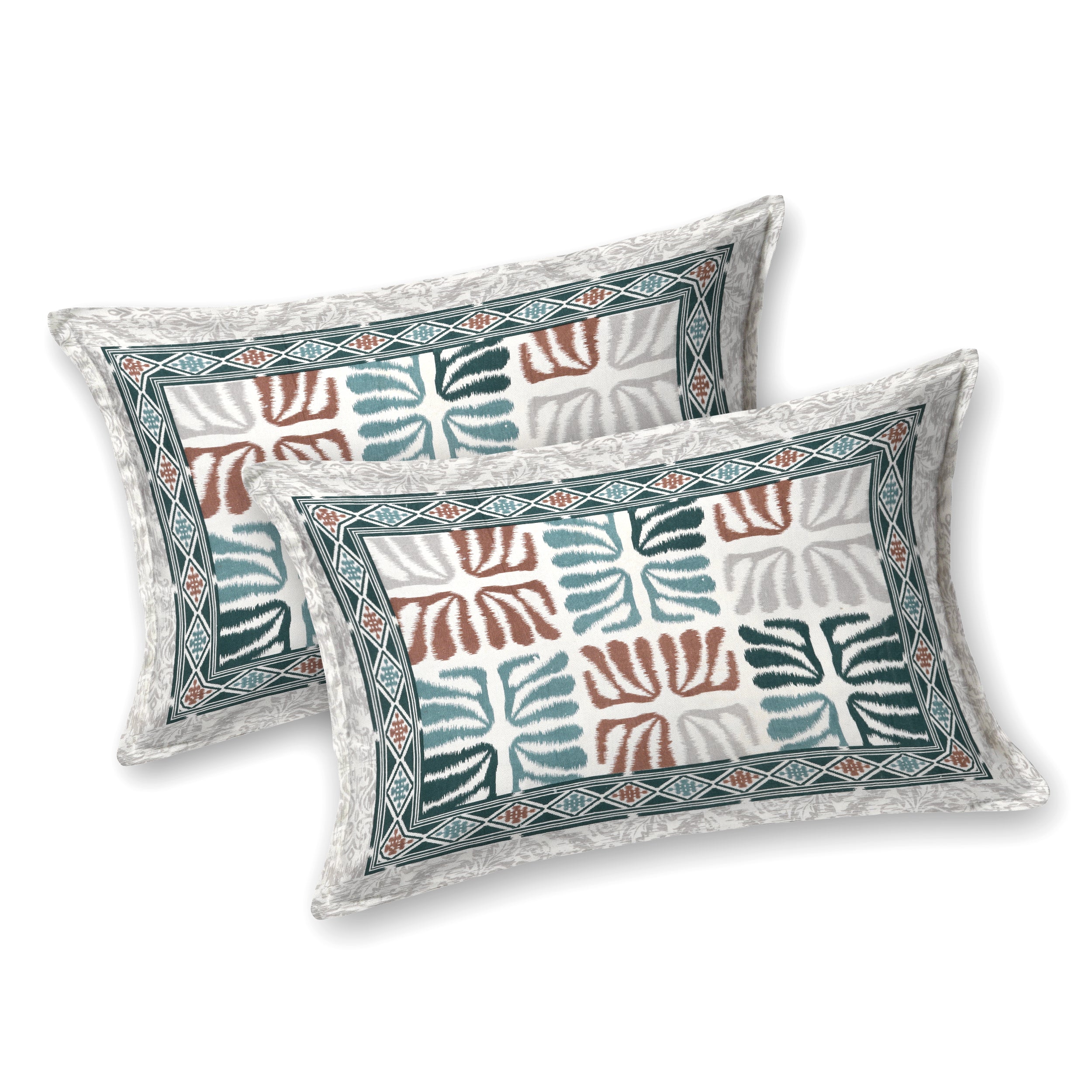 100% Cotton Traditional Floral Printed Bedsheet Multicolor ( Size 100 X 108 )