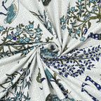 100% Cotton Traditional Floral Printed Bedsheet Multicolor ( Size 100 X 108 )