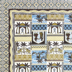 100% Cotton Traditional Floral Printed Bedsheet Multicolor ( Size 100 X 108 )