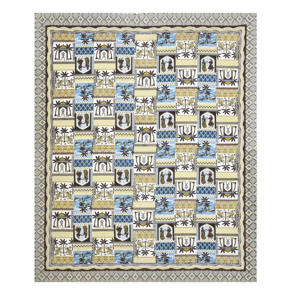 100% Cotton Traditional Floral Printed Bedsheet Multicolor ( Size 100 X 108 )