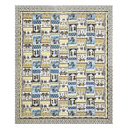 100% Cotton Traditional Floral Printed Bedsheet Multicolor ( Size 100 X 108 )