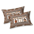 100% Cotton Traditional Floral Printed Bedsheet Multicolor ( Size 100 X 108 )