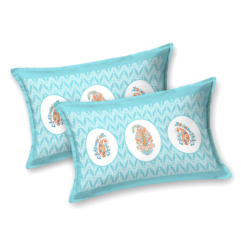 100% PREMIUM COTTON TRADITIONAL HAND MADE BEDSHEET MULTICOLOR ( SIZE 108 X 108 )