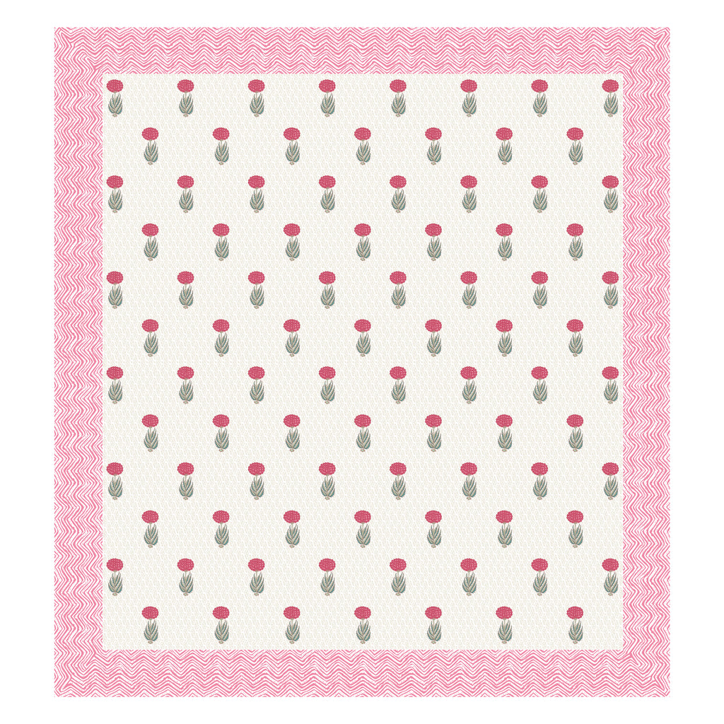 100% PREMIUM COTTON TRADITIONAL HAND MADE BEDSHEET MULTICOLOR ( SIZE 108 X 108 )