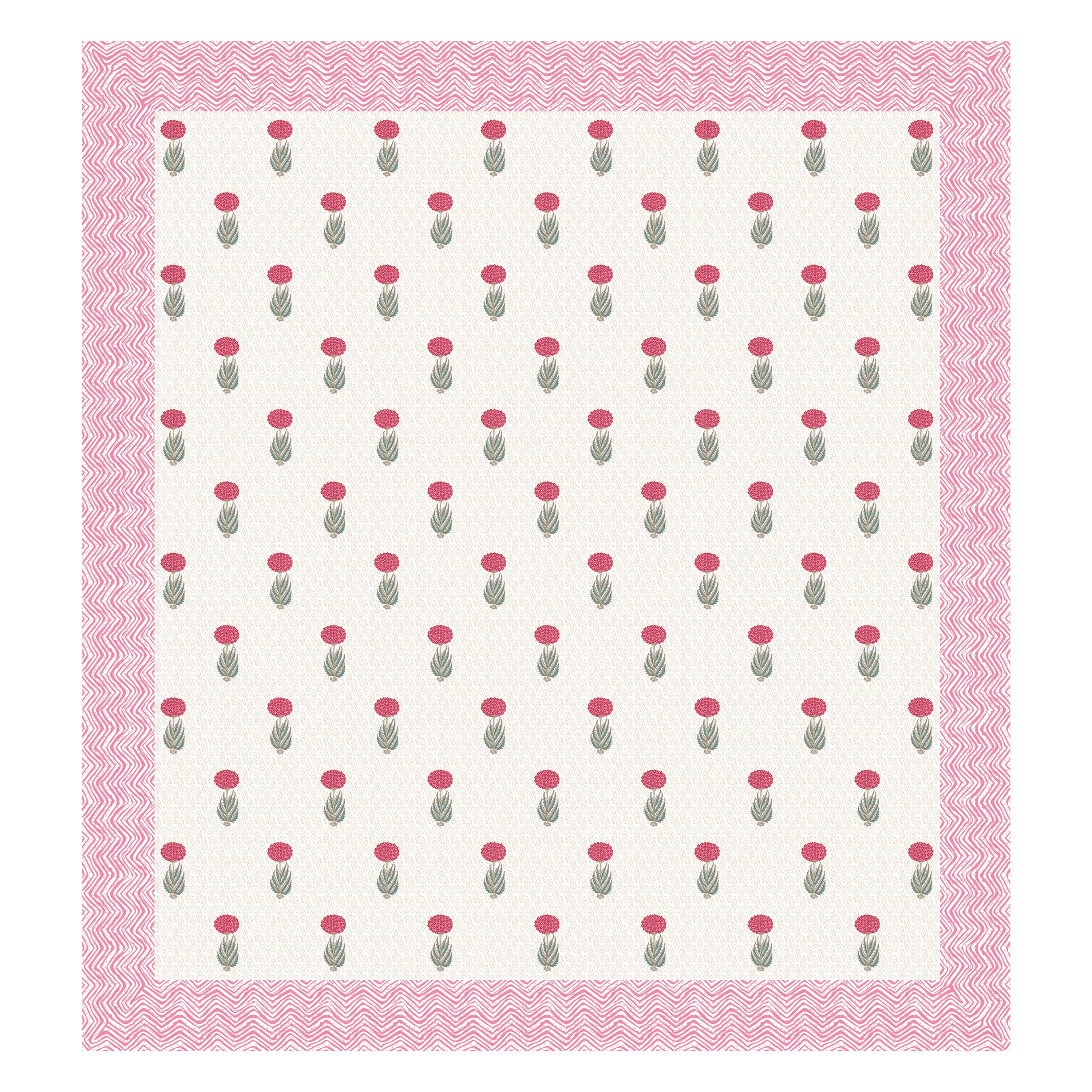 100% PREMIUM COTTON TRADITIONAL HAND MADE BEDSHEET MULTICOLOR ( SIZE 108 X 108 )