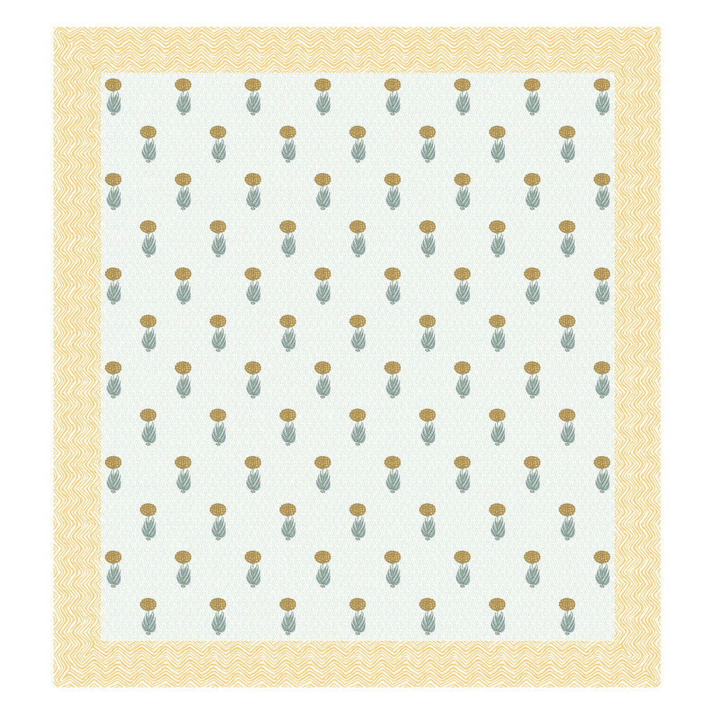 100% PREMIUM COTTON TRADITIONAL HAND MADE BEDSHEET MULTICOLOR ( SIZE 108 X 108 )