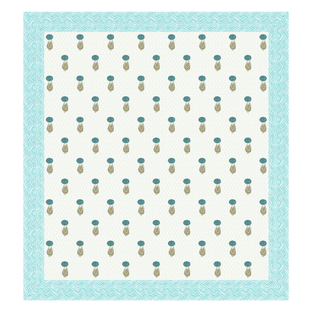 100% PREMIUM COTTON TRADITIONAL HAND MADE BEDSHEET MULTICOLOR ( SIZE 108 X 108 )