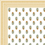 100% PREMIUM COTTON TRADITIONAL HAND MADE BEDSHEET MULTICOLOR ( SIZE 108 X 108 )