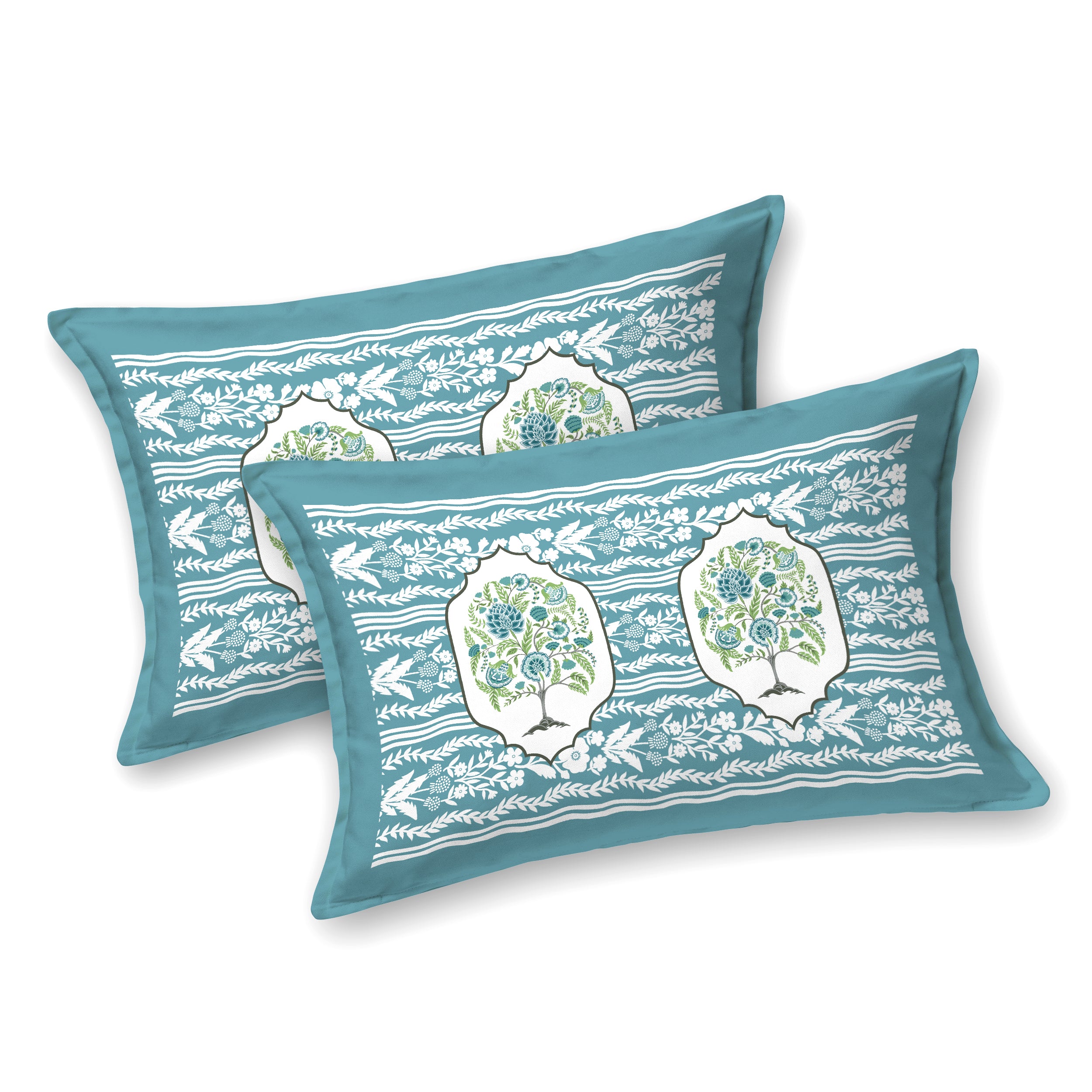 100% PREMIUM COTTON TRADITIONAL HAND MADE BEDSHEET MULTICOLOR ( SIZE 108 X 108 )