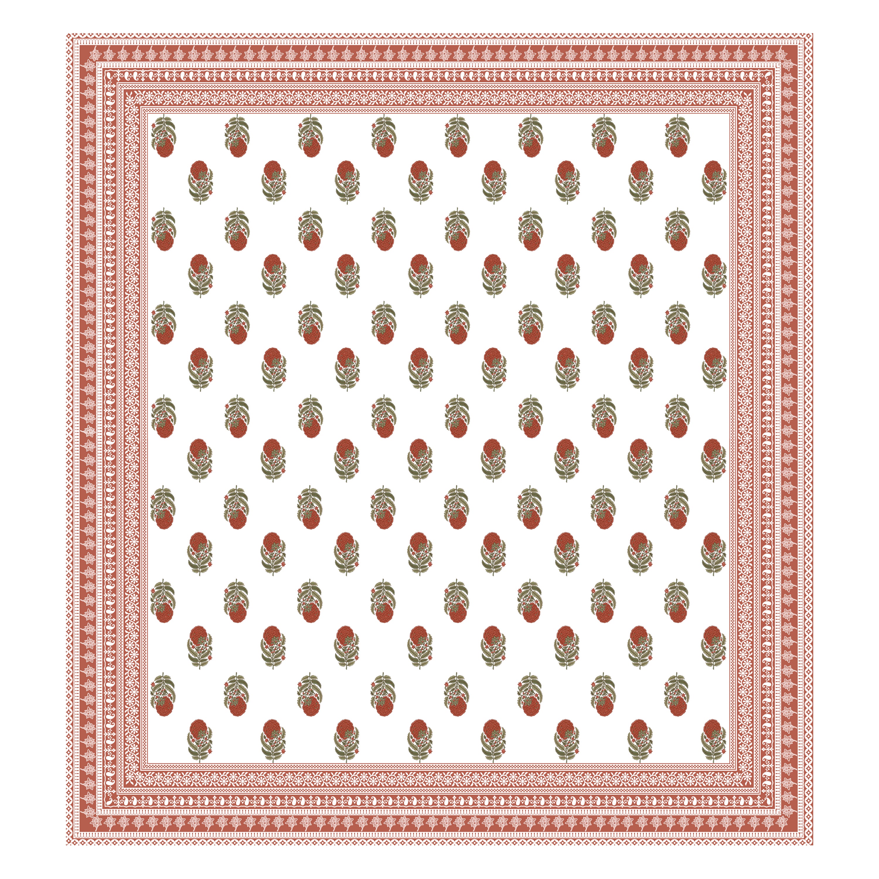 100% PREMIUM COTTON TRADITIONAL HAND MADE BEDSHEET MULTICOLOR ( SIZE 108 X 108 )