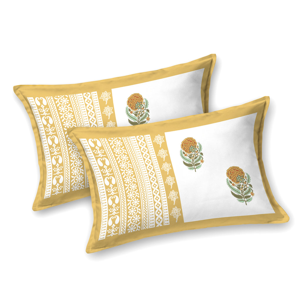 100% PREMIUM COTTON TRADITIONAL HAND MADE BEDSHEET MULTICOLOR ( SIZE 108 X 108 )