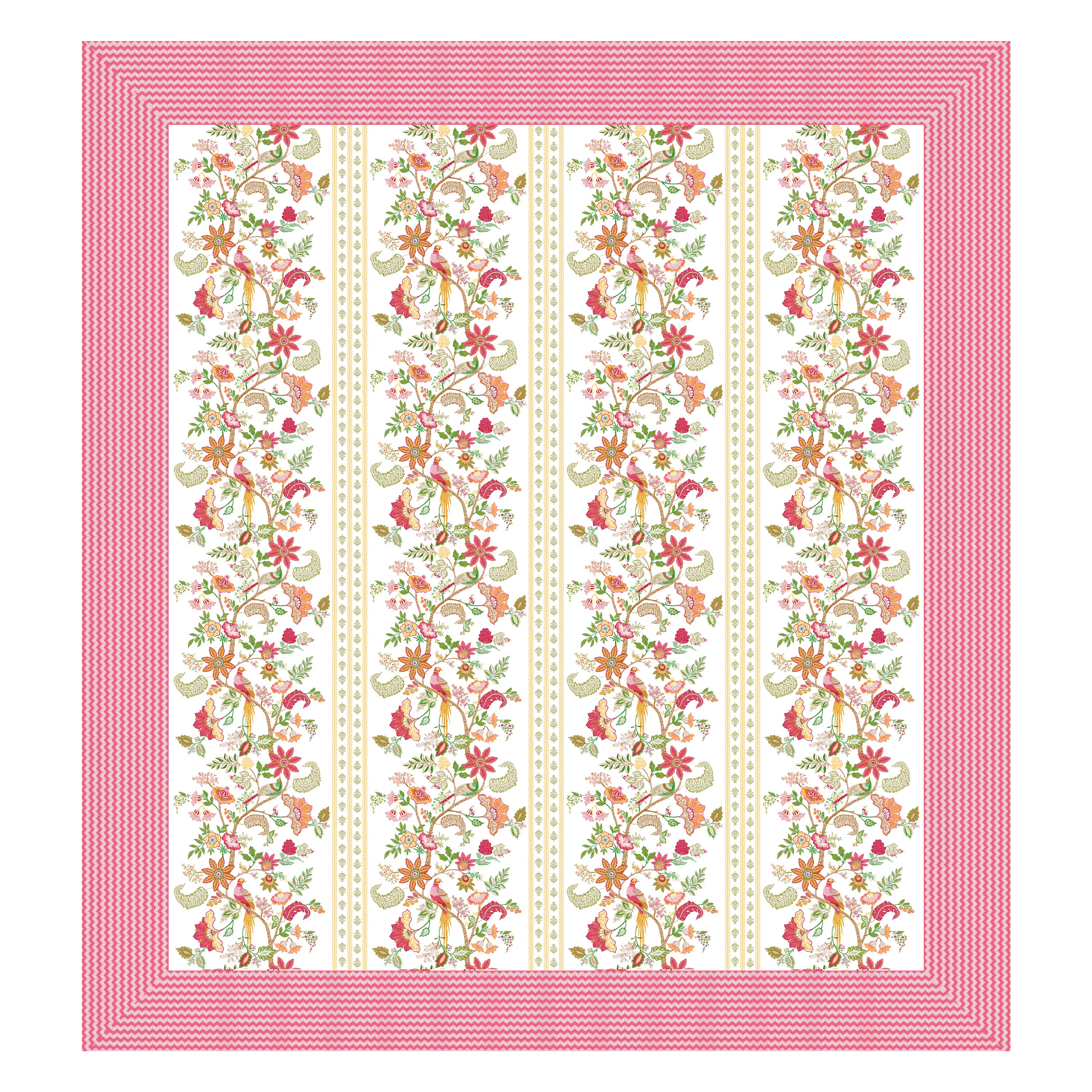 100% PREMIUM COTTON TRADITIONAL HAND MADE BEDSHEET MULTICOLOR ( SIZE 108 X 108 )